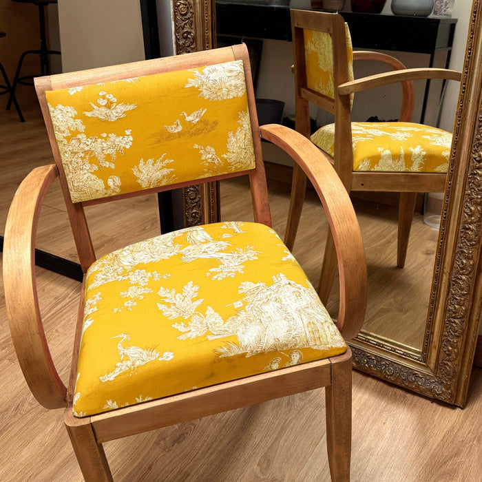 Tissu Toile de Jouy traditionnelle, nombreux fonds très colorés au choix, grande largeur 280cm - OEKO - TEX STANDARD 100 - TissusPapi.com