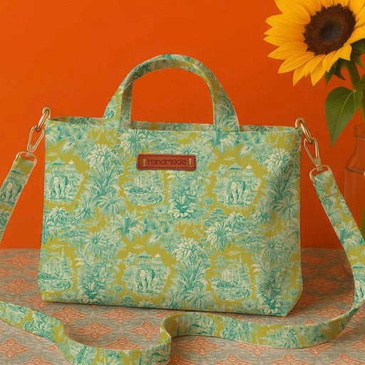 Tissu coton TOILE DE JOUY illustrations indiennes, nombreuses couleurs estivales ! - TissusPapi.com