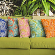 Tissu coton TOILE DE JOUY illustrations indiennes, nombreuses couleurs estivales ! - TissusPapi.com