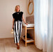 Tissu gabardine coton LARGES RAYURES : nombreuses couleurs ! - STANDARD 100 OEKO - TEX - TissusPapi.com