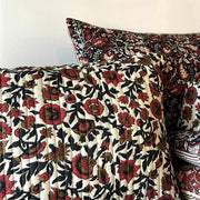 Tissu matelassé coton indien, motif traditionnel floral : nombreuses couleurs et fleuris au choix! - TissusPapi.com