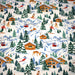 Tissu cotonnade Ski, chalets et montagnes enneigées - OEKO-TEX STANDARD 100 - TissusPapi.com