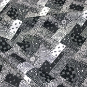 Tissu gabardine coton imprimée motif BANDANA paisley : nombreuses couleurs ! - OEKO-TEX STANDARD 100 - TissusPapi.com
