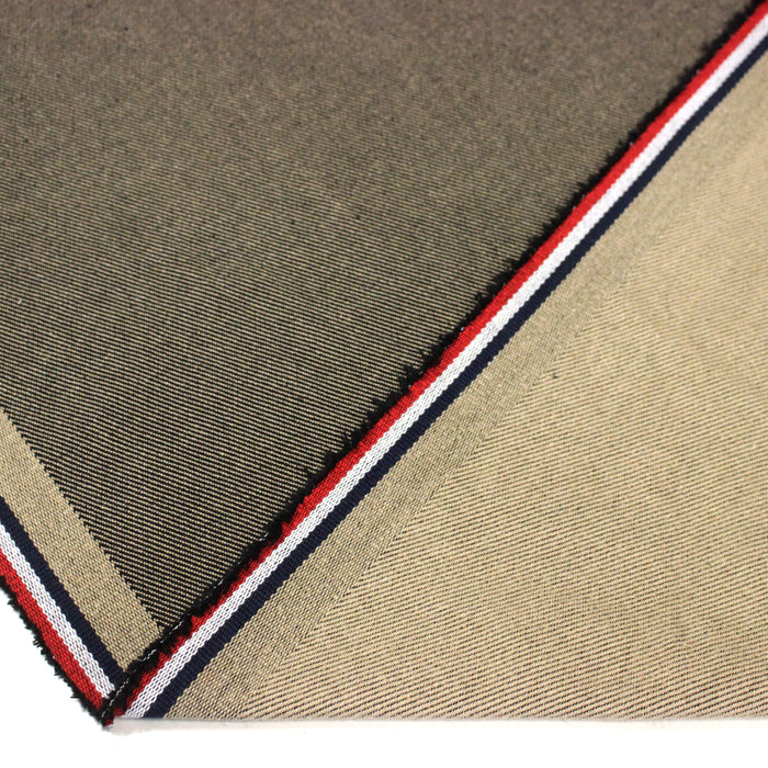 Tissu SERGÉ DENIM DE COTON ÉPAIS : trois couleurs - Matière recyclée & fabrication française