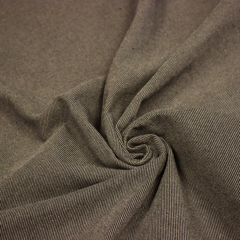 Tissu SERGÉ DENIM DE COTON ÉPAIS : trois couleurs - Matière recyclée & fabrication française - TissusPapi.com