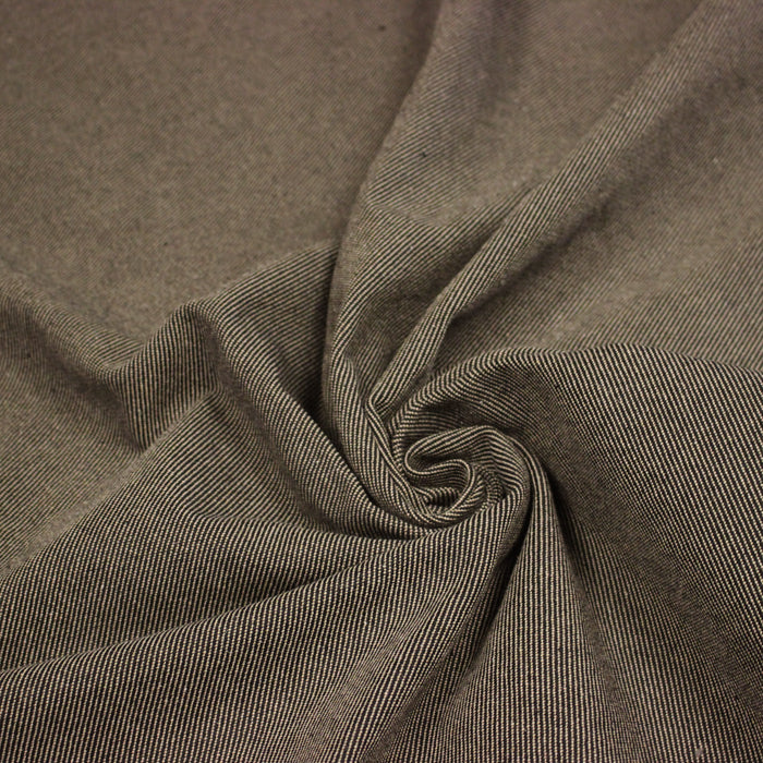 Tissu SERGÉ DENIM DE COTON ÉPAIS : trois couleurs - Matière recyclée & fabrication française
