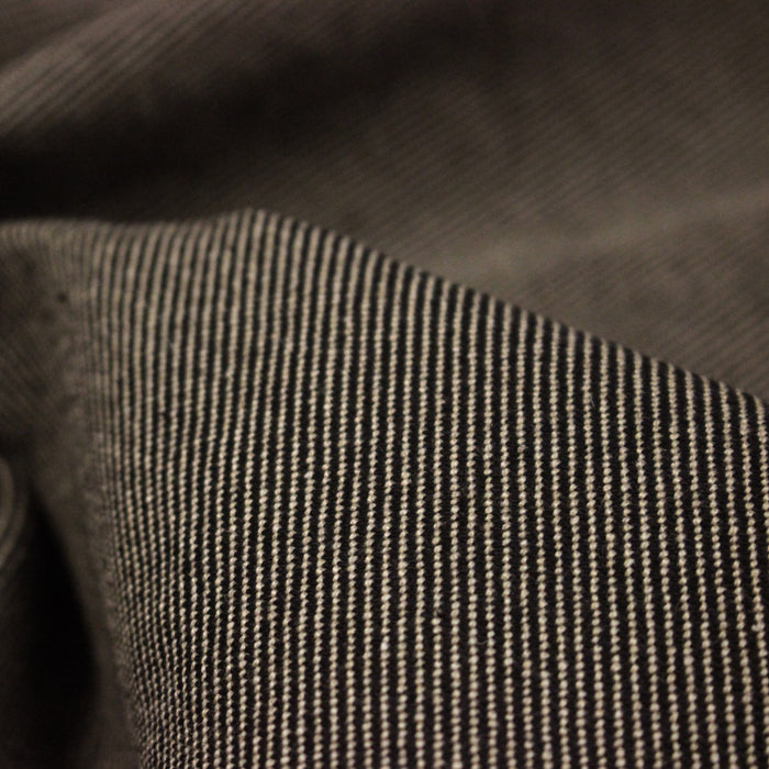 Tissu SERGÉ DENIM DE COTON ÉPAIS : trois couleurs - Matière recyclée & fabrication française