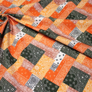 Tissu gabardine coton imprimée motif BANDANA paisley : nombreuses couleurs ! - OEKO-TEX STANDARD 100 - TissusPapi.com