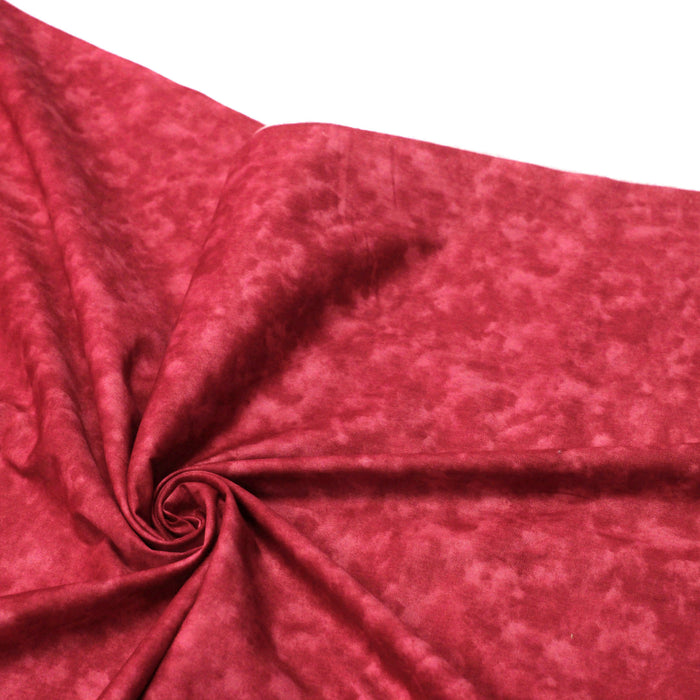 Tissu cotonnade faux-uni marbré pour patchwork & habillement : nombreuses couleurs !
