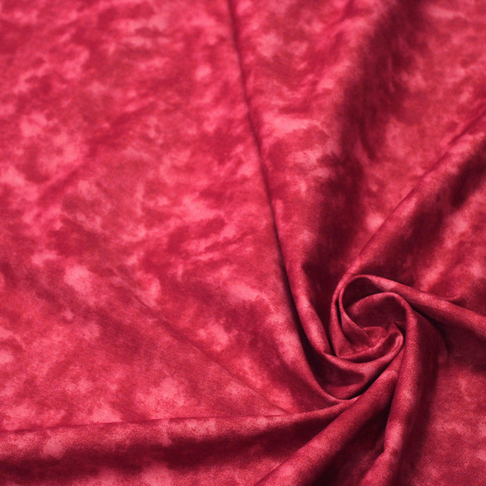 Tissu cotonnade faux-uni marbré pour patchwork & habillement : nombreuses couleurs !