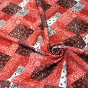 Tissu gabardine coton imprimée motif BANDANA paisley : nombreuses couleurs ! - OEKO-TEX STANDARD 100 - TissusPapi.com