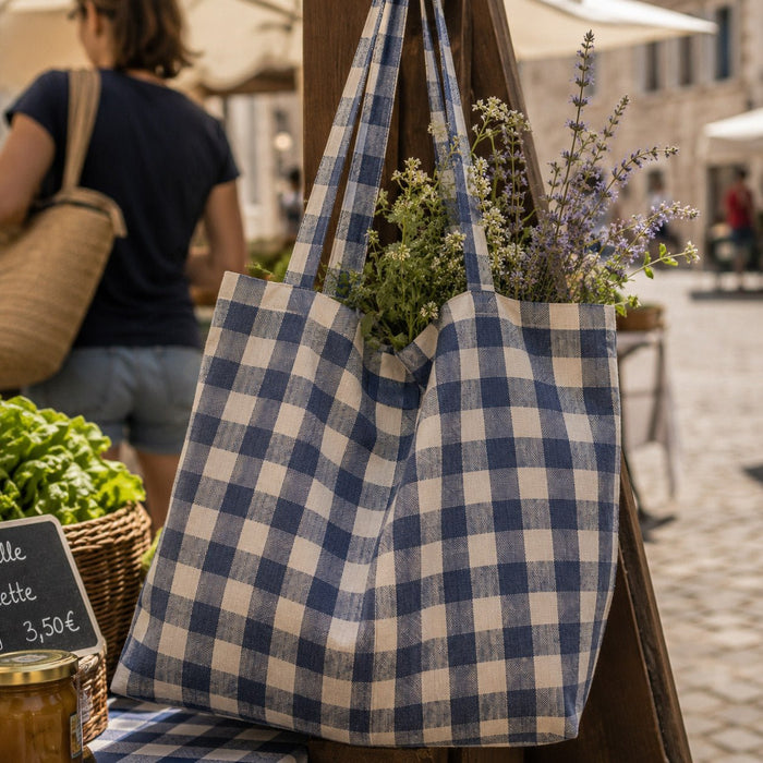 Tissu coton VICHY RUSTIQUE grands carreaux 25mm : nombreuses couleurs tendance !