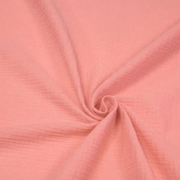 Tissu double gaze de coton : des dizaines de couleurs ! STANDARD 100 OEKO-TEX