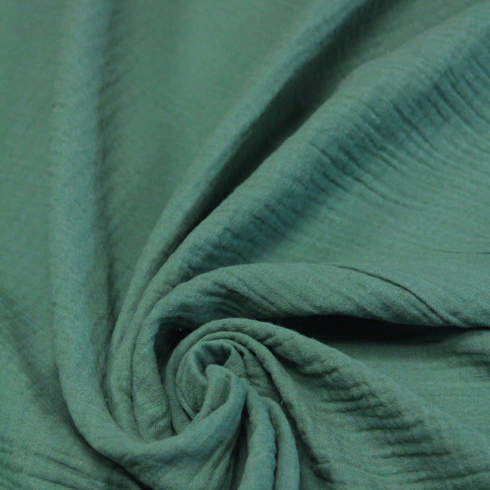 Tissu double gaze de coton : des dizaines de couleurs ! STANDARD 100 OEKO-TEX