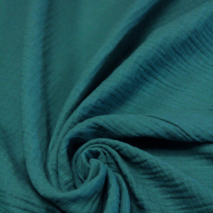 Tissu double gaze de coton : des dizaines de couleurs ! STANDARD 100 OEKO-TEX