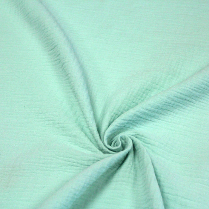 Tissu double gaze de coton : des dizaines de couleurs ! STANDARD 100 OEKO-TEX