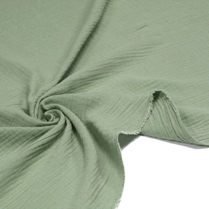 Tissu double gaze de coton : des dizaines de couleurs ! STANDARD 100 OEKO-TEX