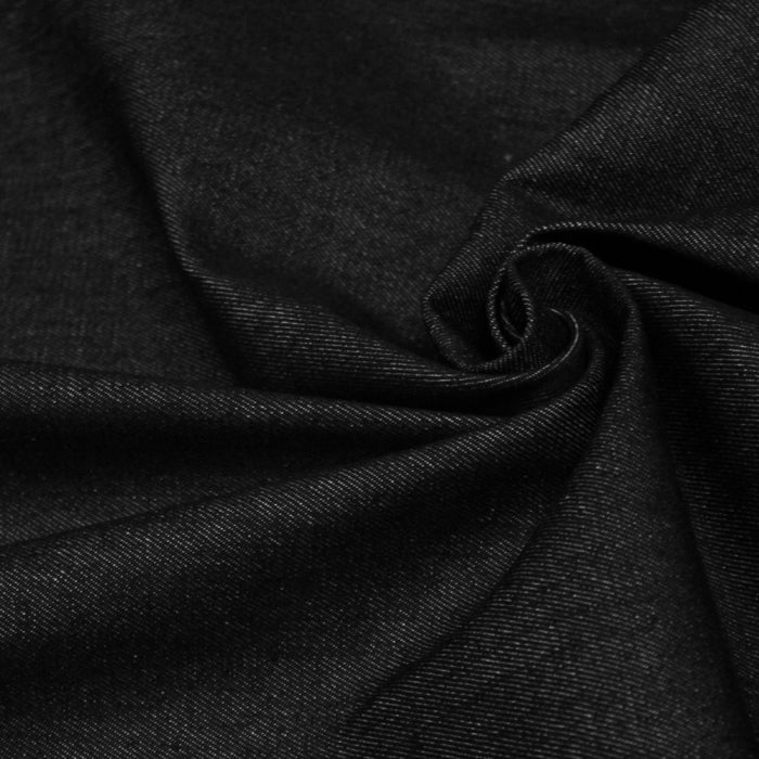 Tissu DENIM brut 100% coton 380gr : BLEU ou NOIR - OEKO-TEX STANDARD 100