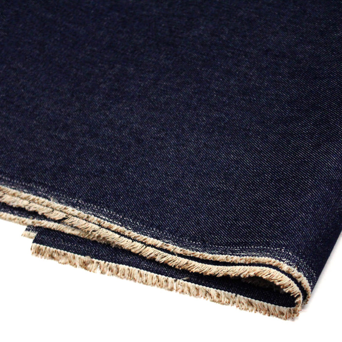 Tissu DENIM brut 100% coton 380gr : BLEU ou NOIR - OEKO-TEX STANDARD 100