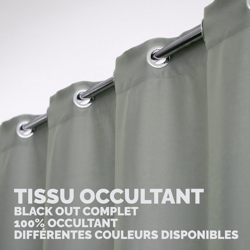 Tissu occultant, black out complet 100% occultant : différentes couleurs disponibles - TissusPapi.com