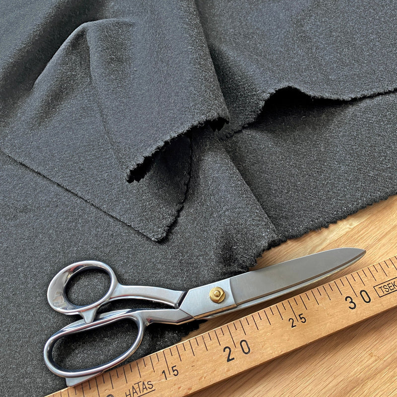 Tissu drap de laine 460gr/m2 de fabrication italienne : bleu nuit, gris anthracite, gris souris - TissusPapi.com