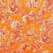 Tissu coton TOILE DE JOUY illustrations indiennes, nombreuses couleurs estivales ! - TissusPapi.com