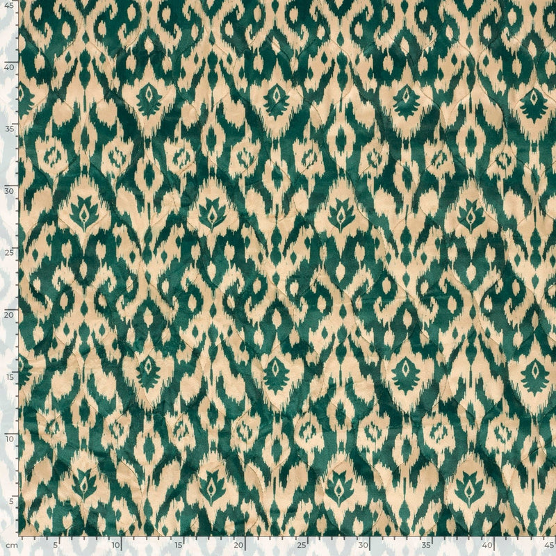 Tissu velours matelassé motif IKAT indien, nombreuses couleurs - STANDARD 100 OEKO-TEX - TissusPapi.com
