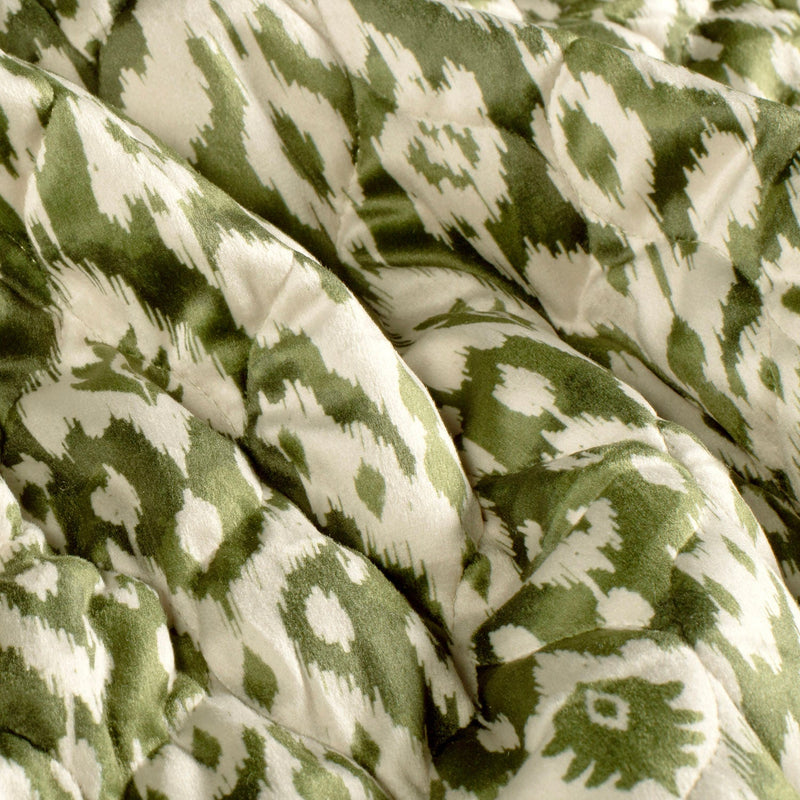 Tissu velours matelassé motif IKAT indien, nombreuses couleurs - STANDARD 100 OEKO-TEX - TissusPapi.com