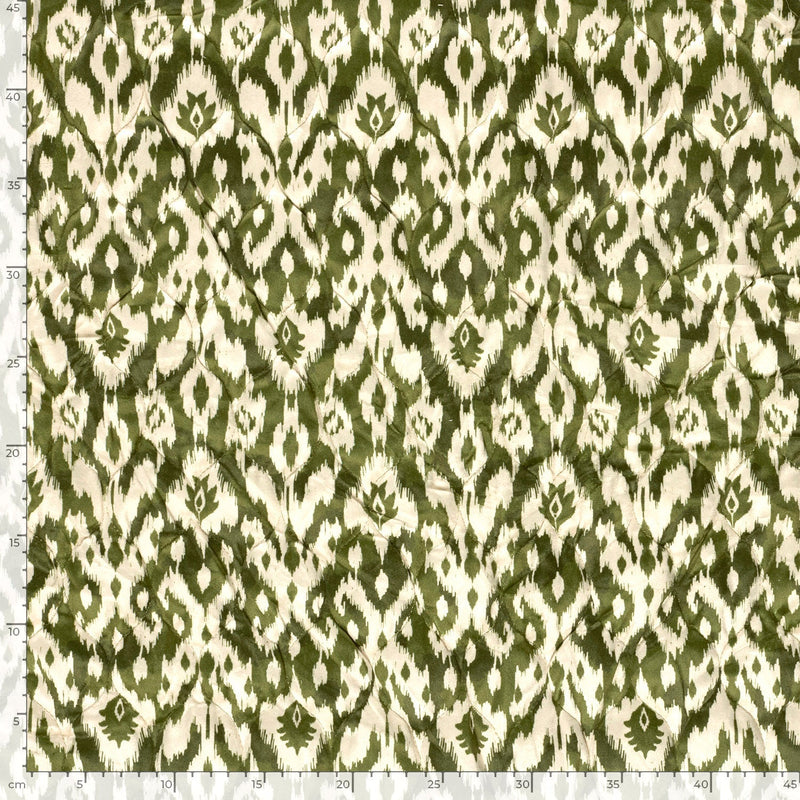 Tissu velours matelassé motif IKAT indien, nombreuses couleurs - STANDARD 100 OEKO-TEX - TissusPapi.com