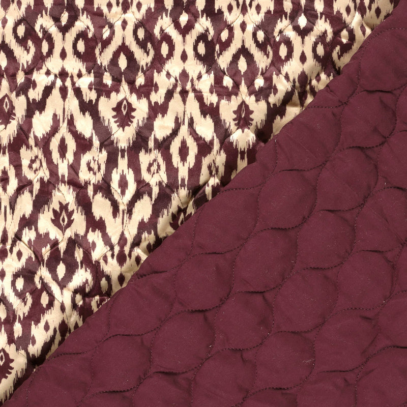 Tissu velours matelassé motif IKAT indien, nombreuses couleurs - STANDARD 100 OEKO-TEX - TissusPapi.com