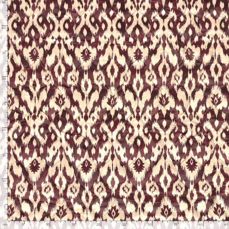 Tissu velours matelassé motif IKAT indien, nombreuses couleurs - STANDARD 100 OEKO-TEX - TissusPapi.com