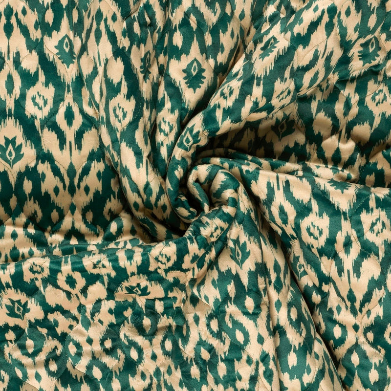 Tissu velours matelassé motif IKAT indien, nombreuses couleurs - STANDARD 100 OEKO-TEX - TissusPapi.com