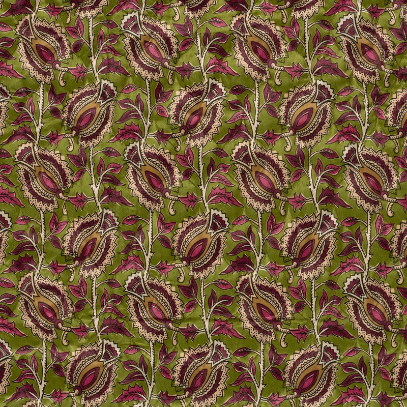 Tissu velours matelassé INDIENNES fleuries, nombreuses couleurs - STANDARD 100 OEKO-TEX - TissusPapi.com