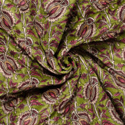 Tissu velours matelassé INDIENNES fleuries, nombreuses couleurs - STANDARD 100 OEKO-TEX - TissusPapi.com