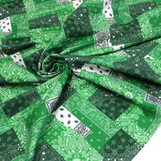 Tissu gabardine coton imprimée motif BANDANA paisley : nombreuses couleurs ! - OEKO-TEX STANDARD 100 - TissusPapi.com