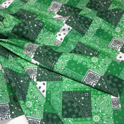 Tissu gabardine coton imprimée motif BANDANA paisley : nombreuses couleurs ! - OEKO-TEX STANDARD 100 - TissusPapi.com