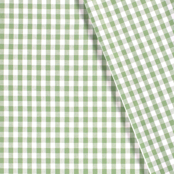 Tissu cotonnade VICHY carreaux 10mm : nombreuses couleurs ! - STANDARD 100 OEKO - TEX - TissusPapi.com