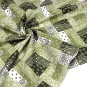 Tissu gabardine coton imprimée motif BANDANA paisley : nombreuses couleurs ! - OEKO-TEX STANDARD 100 - TissusPapi.com