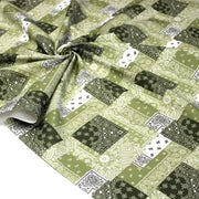 Tissu gabardine coton imprimée motif BANDANA paisley : nombreuses couleurs ! - OEKO-TEX STANDARD 100 - TissusPapi.com