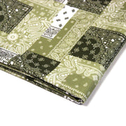 Tissu gabardine coton imprimée motif BANDANA paisley : nombreuses couleurs ! - OEKO-TEX STANDARD 100 - TissusPapi.com