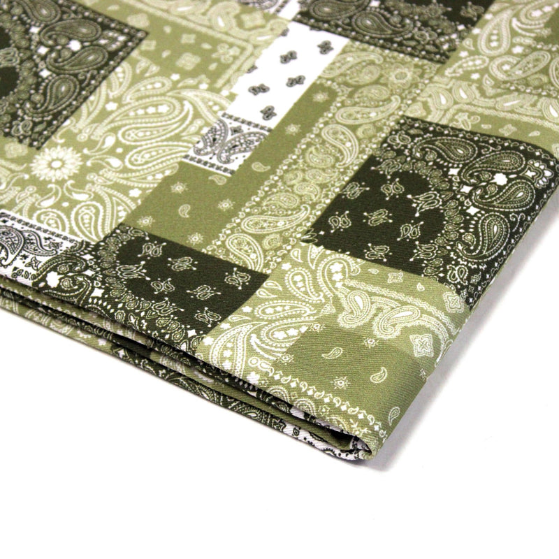Tissu gabardine coton imprimée motif BANDANA paisley : nombreuses couleurs ! - OEKO-TEX STANDARD 100 - TissusPapi.com