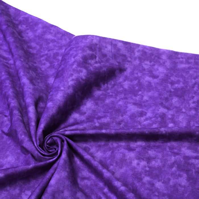 Tissu cotonnade faux-uni marbré pour patchwork & habillement : nombreuses couleurs !