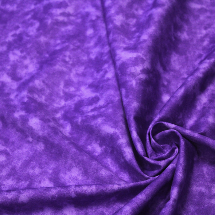 Tissu cotonnade faux-uni marbré pour patchwork & habillement : nombreuses couleurs !