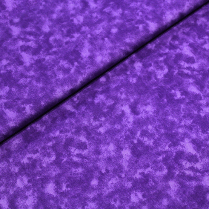 Tissu cotonnade faux-uni marbré pour patchwork & habillement : nombreuses couleurs !