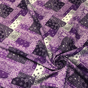 Tissu gabardine coton imprimée motif BANDANA paisley : nombreuses couleurs ! - OEKO-TEX STANDARD 100 - TissusPapi.com