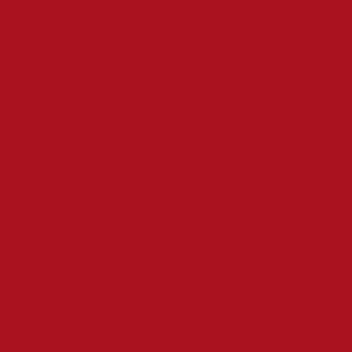 Tissu de coton uni rouge cardinal BENJAMIN - OEKO-TEX®
