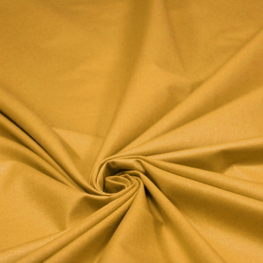 Tissu de coton uni jaune moutarde BENJAMIN - OEKO-TEX® - tissuspapi