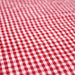 Tissu de coton Seersucker Vichy à carreaux rouges et blancs 2mm - tissuspapi