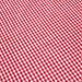 Tissu de coton Seersucker Vichy à carreaux rouges et blancs 2mm