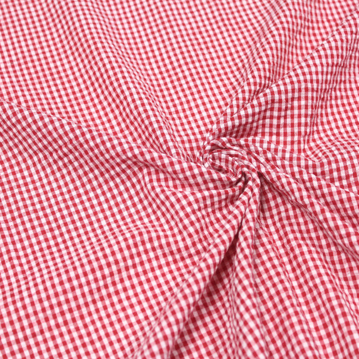 La chemise vichy seersucker pur coton Coupe moderne